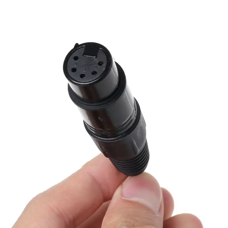 Black Aviation Headset for Airbus XLR to GA(Dual Plug) Pilot Headset Adapter