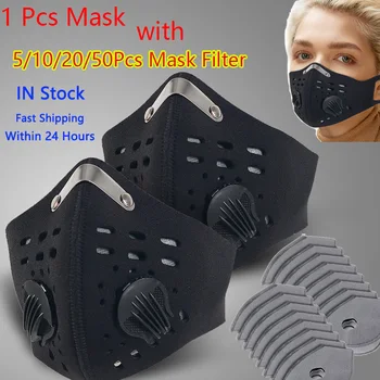 

Outdoor Face Mask Double Valve Dust Mask Bicycle Mask 2020 Cycling Half Face Mask Hanging Ear Type Half Face Mask Sports Mask