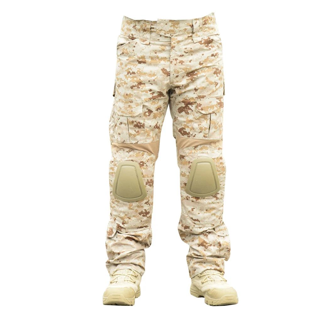 SINAIRSOFT Тактические Брюки Военная камуфляжная охотничья одежда с наколенниками