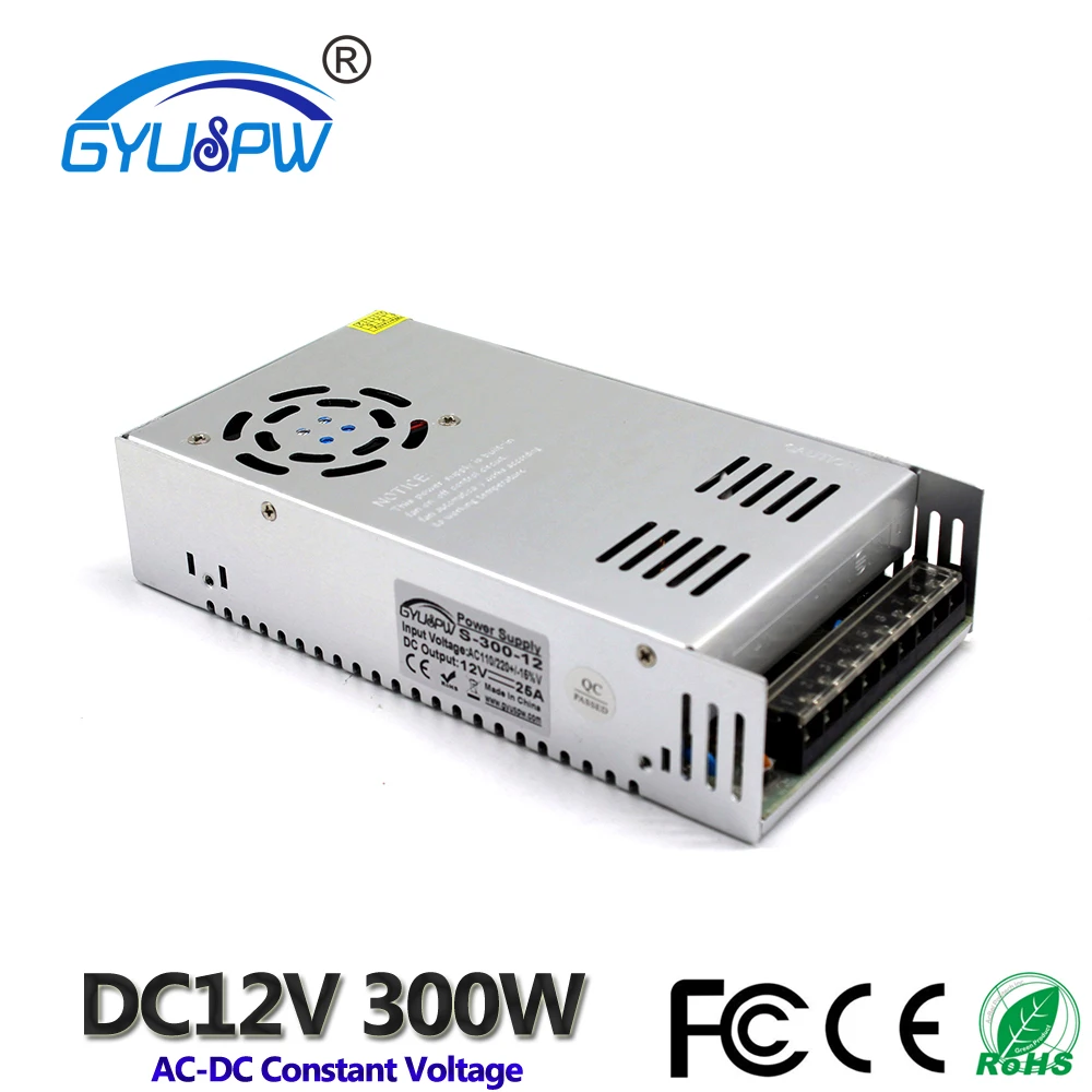 DC12V 25A 300 Вт импульсный источник питания от производителя блок силовой