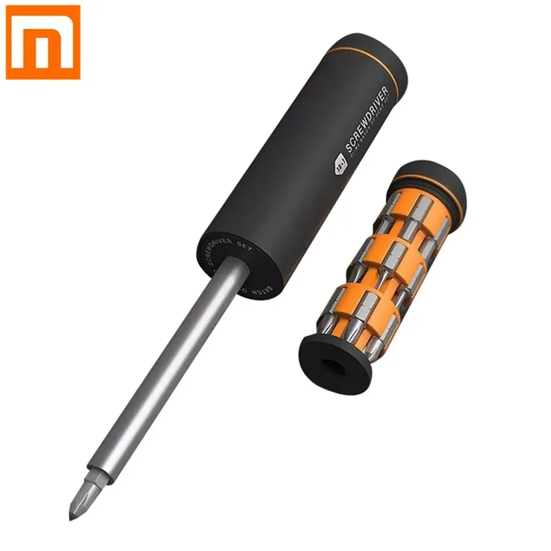 

New Xiaomi Jiuxun 18in1 Screwdriver Set Fine Batch Head Wheel Storage Design Multi-function One-piece Repair Tool For Home
