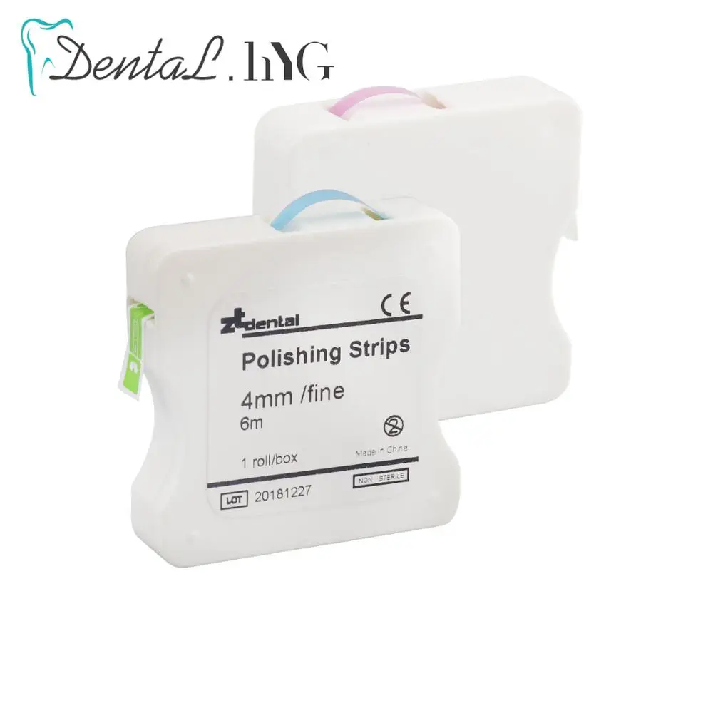 1roll Box Dental Polishing Strips Roll Strip 4mm Teeth Abrasive