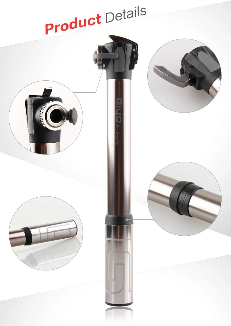 80psi велосипедный мини-насос из сплава портативный насос Presta& Schrader клапаны для велосипедных шин в тюбике насосы Велосипедное оборудование