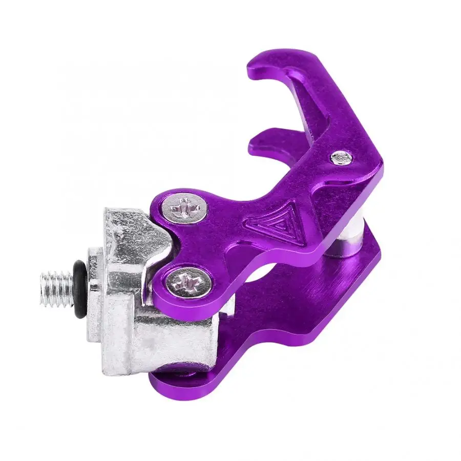 Универсальный алюминиевый сплав мотоциклетный багажный шлем крюк мотоциклетный коготь Форма Крюк Держатель для переноски красочные бутылки держатель для переноски - Цвет: purple