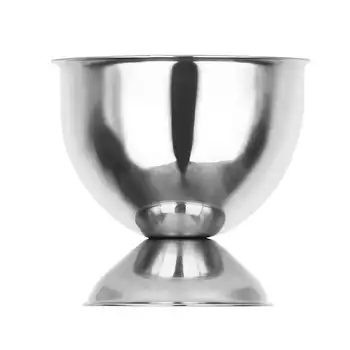 

New Egg Cup,Egg Tray Stainless Steel Soft Boiled Egg Cups Holder Stand Dishwasher Safe (4 Packs)