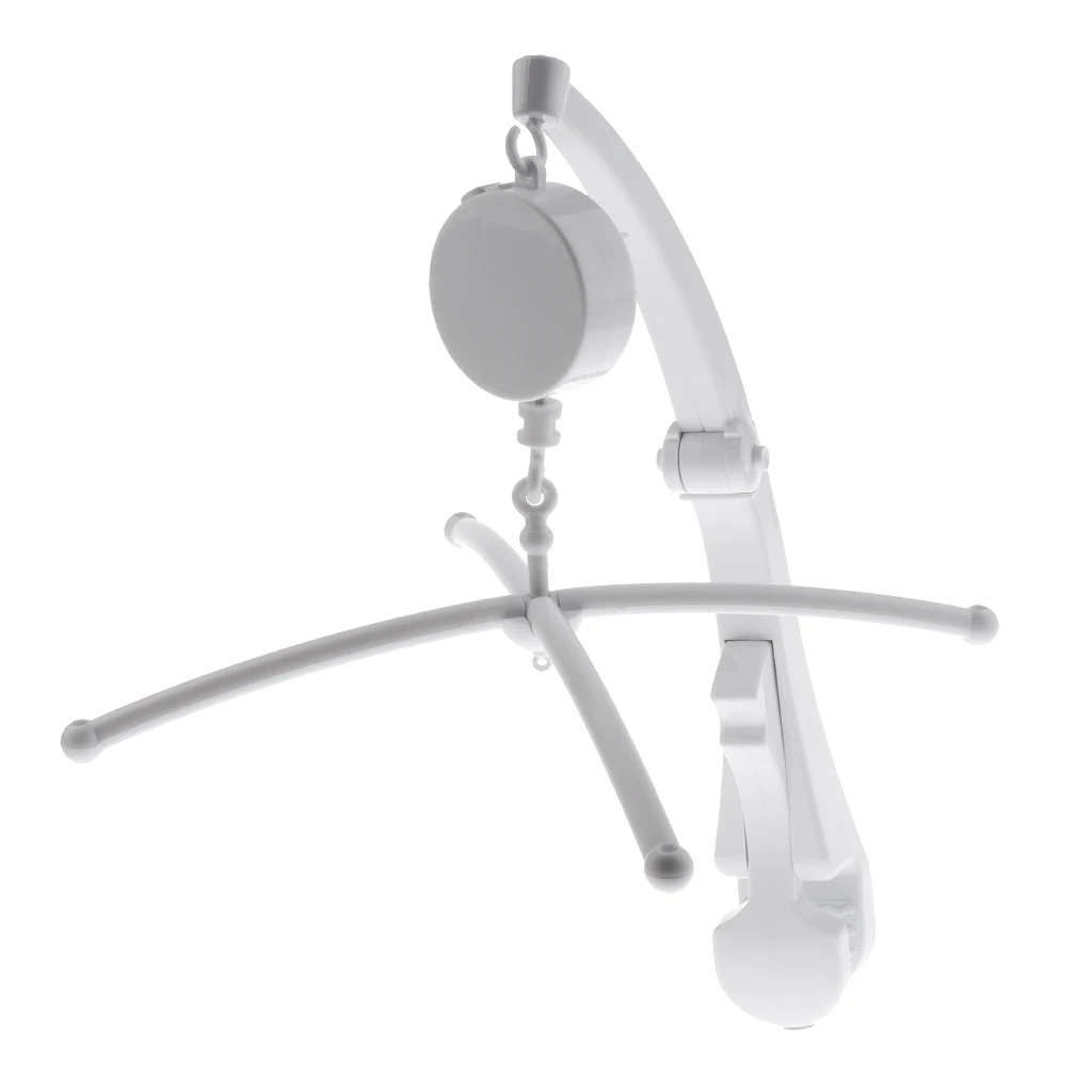 18 Inch Wind Up Mobile Music Box Baby Crib Nursery Mobiles, Bed Bell Toy Holder Arm Bracket for Custom Mobiles