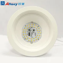 Стиль Радар зондирования даунлайт LED5-Inch 7 Вт зондирования даунлайт коридор коридора Микроволновое зондирование светильник только инженерия