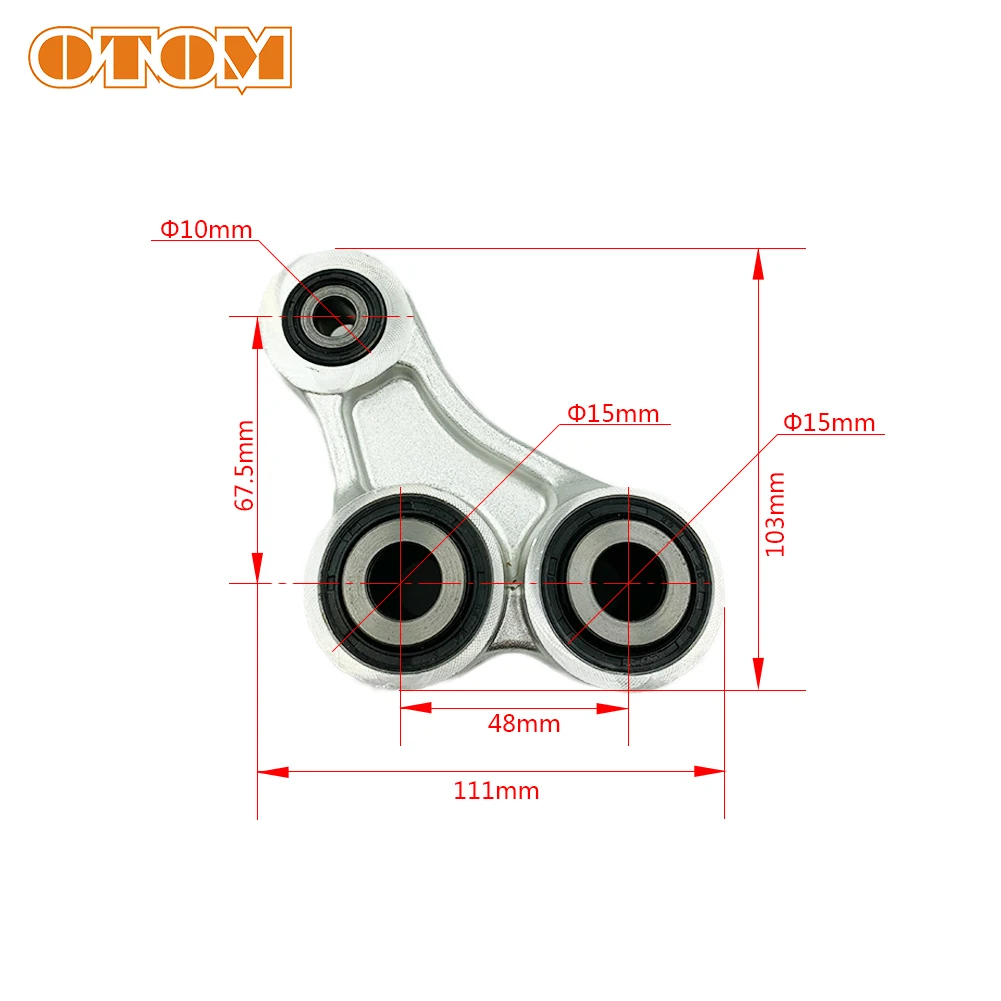 OTOM кованая тяга задняя маятниковая тяга задняя ударная треугольная Рычажная тяга для KTM Husqvarna SX SXF XCF FC TC FX 125 250