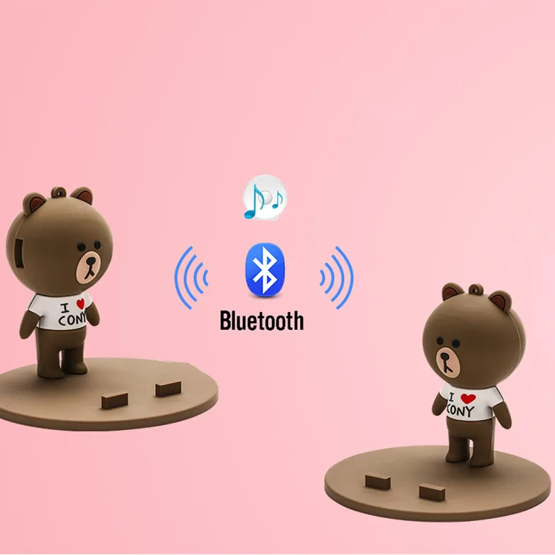 Bluetooth Speaker Cute Animal Wireless Mini Portable Pocket Stand Holder Accessories Outdoor Small Wireless Bluetooth Speaker