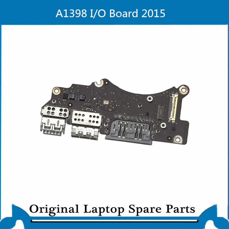 Подлинная A1398 плата ввода/вывода для Macbook Pro retina 15' USB мощность аудио Плата dc jack 593