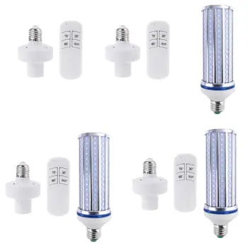 

60W UV Germicidal Lamp LED UVC Bulb E26 Disinfection Light Timing Remote Control K4UF