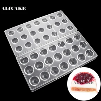 

2Pcs Chocolate Mold Pudding Bullet Form Plastic Baking Pastry Tools Polycarbonate Cake Decoration for Baker Party Bakeware Mould