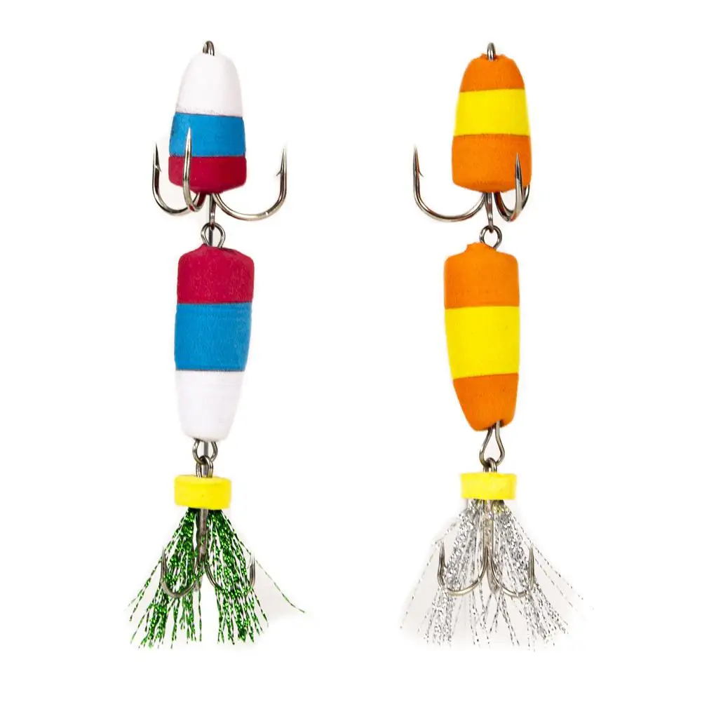 2 шт. рыболовная приманка джиг Вертлюг Мягкая в виде насекомых плавающие приманки