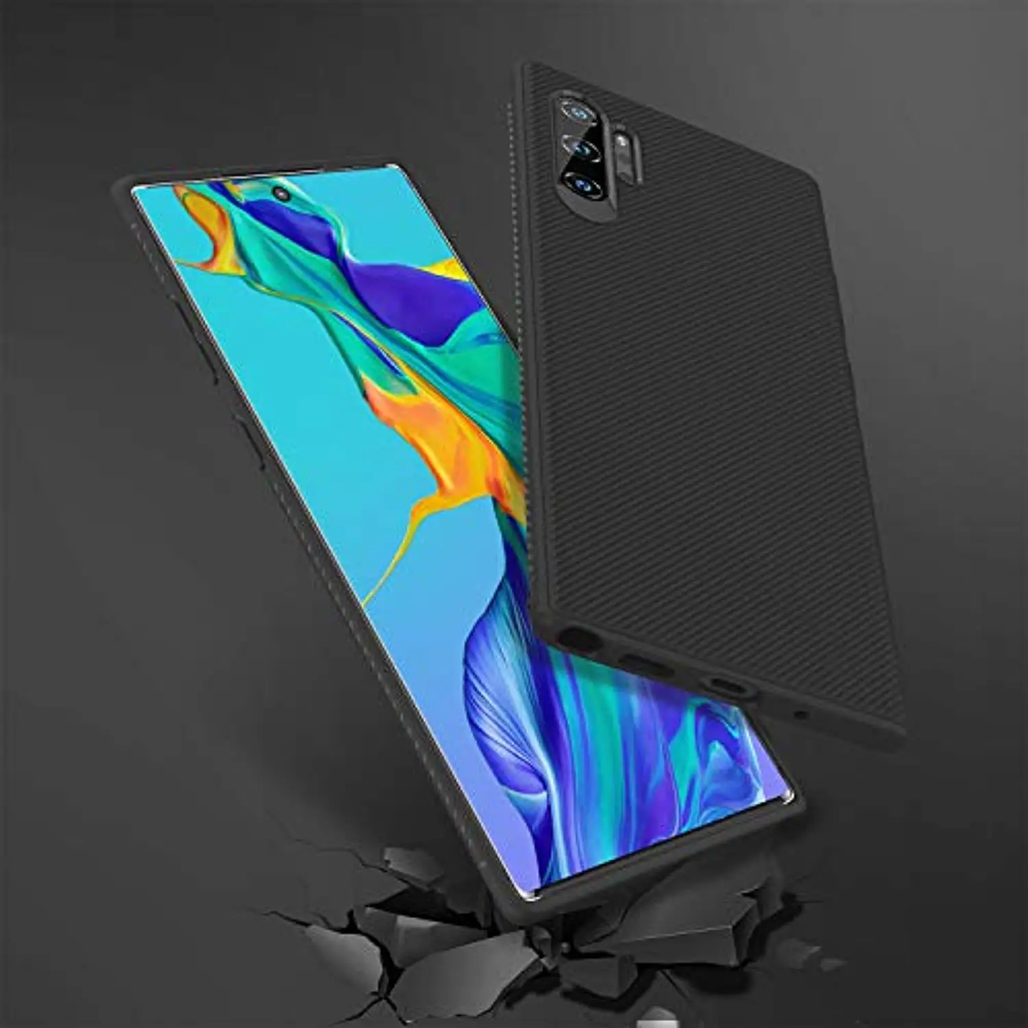 Carbon Fibre Design Silicone TPU Case For Samsung Galaxy Note 10 Pro 9 8 S10 Plus S9 S8 Cover Soft Caso Fundas Phone Cases |