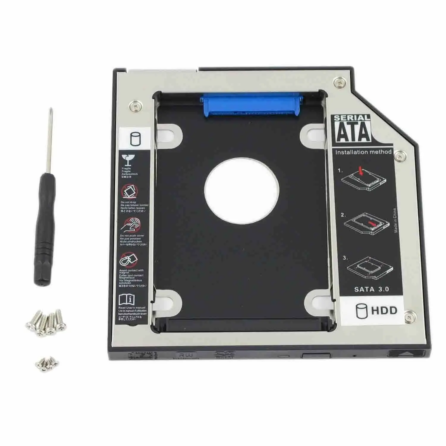 Новый Специальный 2-й HDD SSD Caddy для Dell M4800 M6800 M6400 M6500 M4700 M6600 чехол жесткого диска с