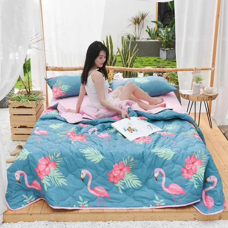Pink Flamingo 200x230 см покрывала с розовым фламинго, удобные мягкие клетчатые одеяла для взрослых, постельные принадлежности, одеяло, домашний текстиль - Цвет: Pink Flamingo