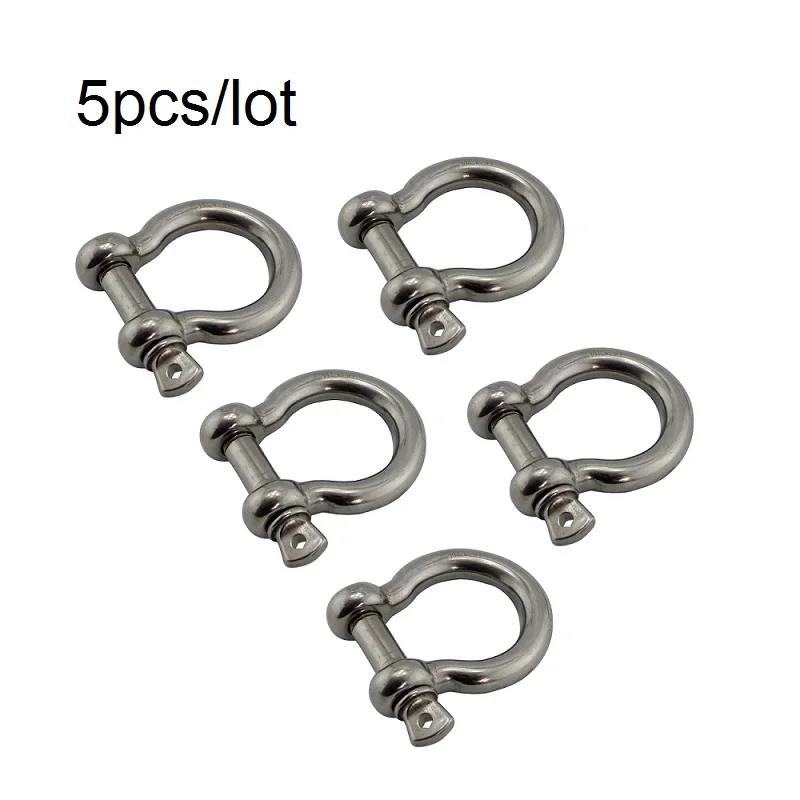 304 Stainless Steel Marine Chain Rigging Anchor Bow Shackle Screw Pin M4 to M20 