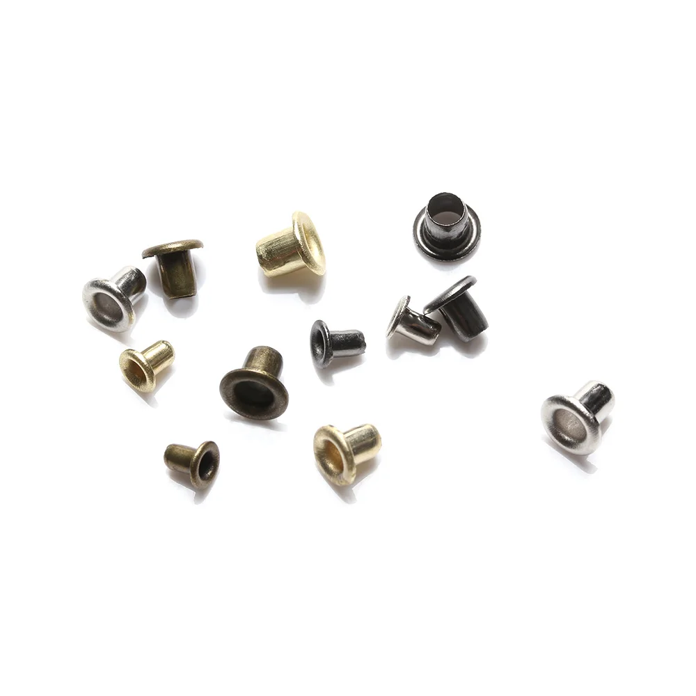 50Pcs Mini Eyelet Buttons for DIY Doll Belt Buckles Metal Buckle Snap Button Bag Shoes Clothes Sewing Accessories 1.5/2.0/2.5mm 6