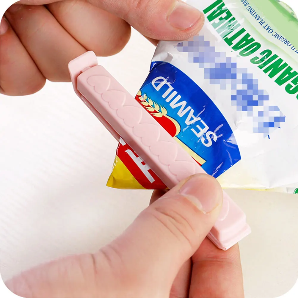 15Pcs Litchen Bag Clips Practical Sealing Clip Protable Kitchen Clamp Food Storage Bag Sealer Snack Sealing Clips for Food
