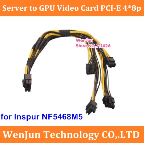 Cabo de Alimentação para Servidor e Cartão Gpu Psu Grande 8p para Pci-e Portas 8pin6 Mais para Inspiron N5468m5 m6 a5 2080 3080 4090it L40
