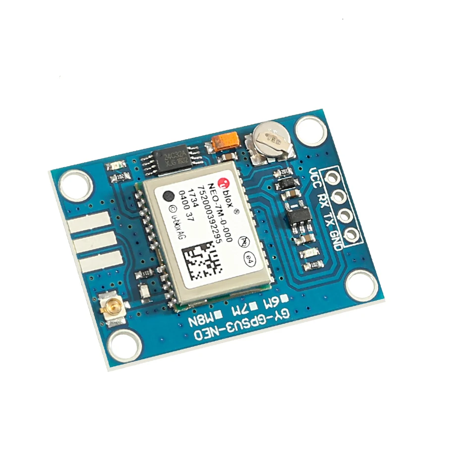Для Arduino мини NE0-7M EEPROM спутниковый модуль позиционирования 51 SCM MCU NEO-7M для замены Neo-6M двойной Антенный интерфейс gps