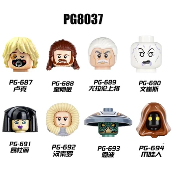 

PG8037 Single Sale Movie Series Figure Collection Building Blocks Educational Kids Toys For Children Action Figures Head Bricks