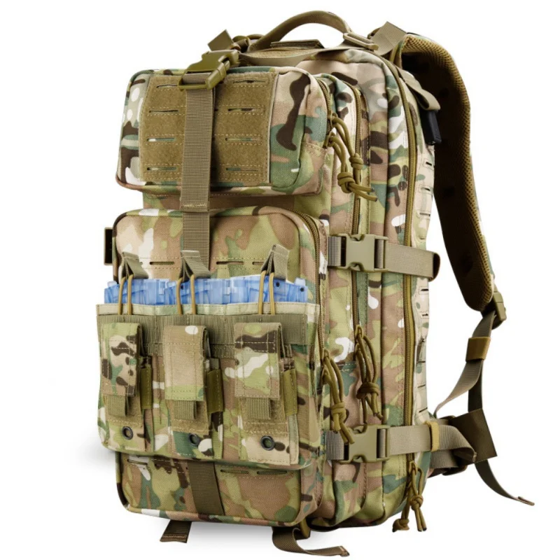 Multi Functional Magazine Pouch Triple Open-Top 1000D Nylon Daily Water Resistant Hunting Accessories Bag For Molle System