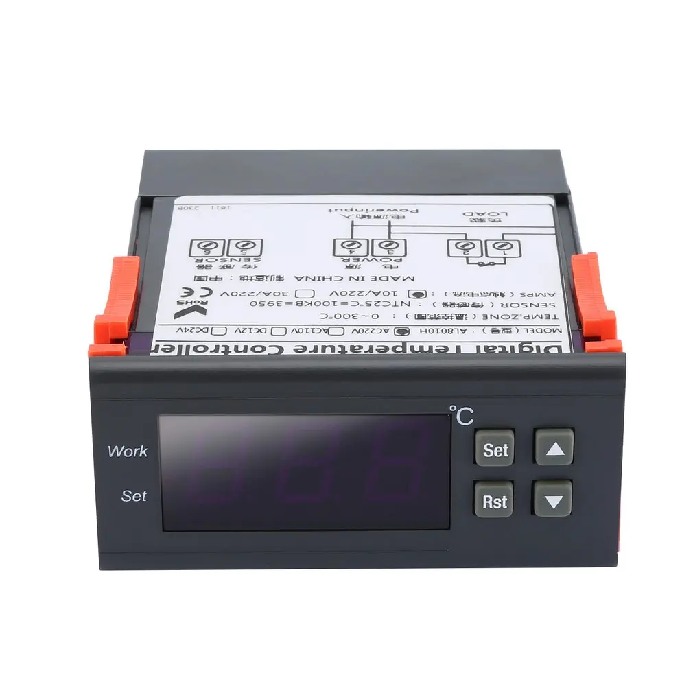 AL8010H 220V 30A термостат с цифровым дисплеем Интеллектуальный переключатель контроля температуры для морозильной камеры аквариума контроль температуры