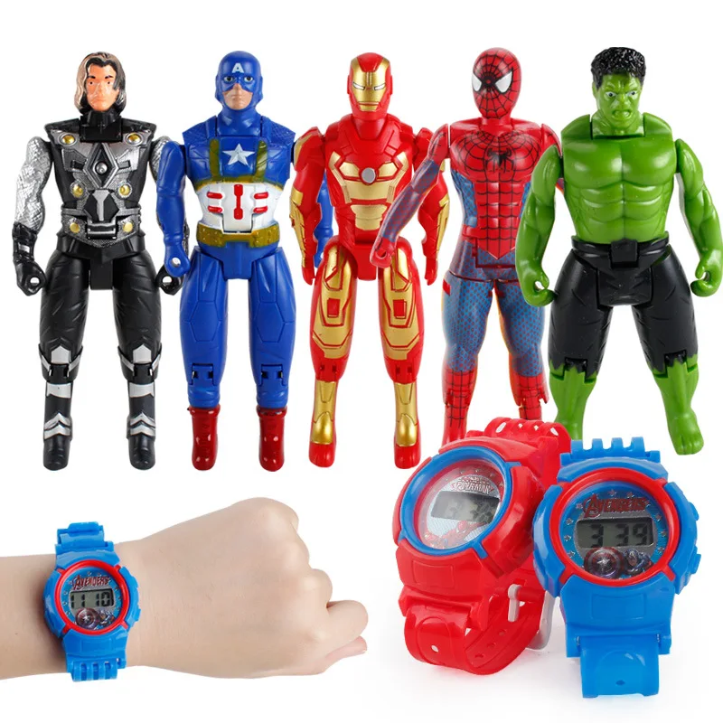Детские игрушки Мстители Железный человек Бэтмен Человек паук Капитан Америка