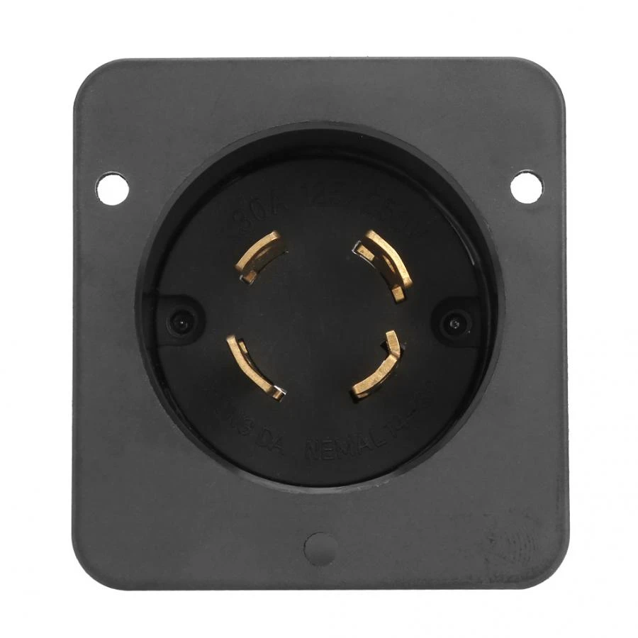 NEMA L14-30C 4-Hole 30A 125V-250V UL Listed Industrial Generator US Socket Plug