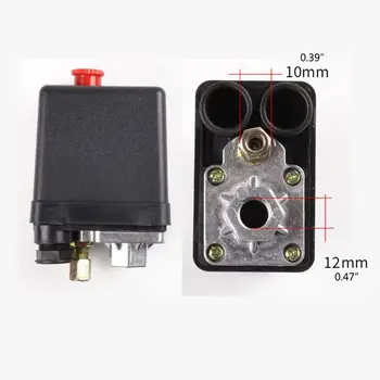 

Vertical Single-Pass/Four-Way Air Compressor Adjustable Pressure Switch Control Valve Connector Replacement Spare Parts