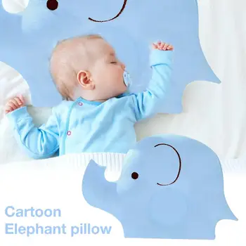 

Newborn Baby Anti-partial Shape Pillow Cartoon Elephant Pillow For Baby Care Supplies