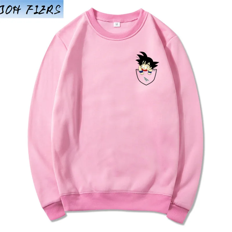 Аниме Dragon Ball Z Pocket Hoodie, мужские забавные толстовки с принтом Гоку, мужские пуловеры, Толстовка для женщин, большие размеры, Outerwe, мужские свитшоты