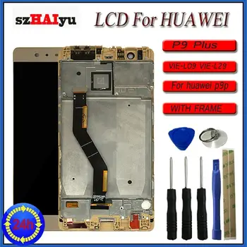 

SZHAIYU AMOLED LCD For Huawei P9 Plus VIE-L09 VIE-L29 LCD Display OLED Touch Screen Digitizer P9 Plus Touch Screen With Frame