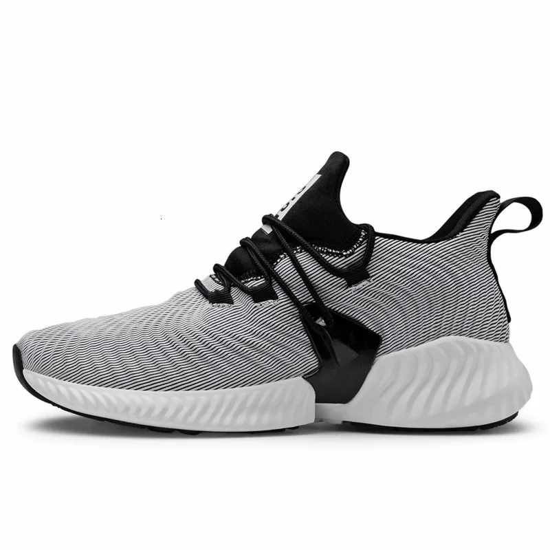 High Quality Men Sneakers Lace Up Autumn New Cushioning Sport Shoes Men Black Red Gray Male Adult Running Shoes for Man