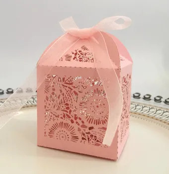 

Hollow Flower Wedding Candy Box Sweet Chocolate Packing Boxes For Wedding Party Baby Shower Decor Supplies