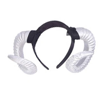 

Halloween Sheep Horn Headband Cos Performance Props Sheep Horn Headband Head Clip Hair Accessories