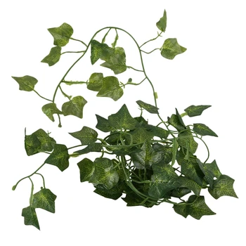 2M 66 Feet Artificial Ivy Fake Foliage Leaf Flowers Plants Garland Garden Decoration 2M Sweet potato leaf