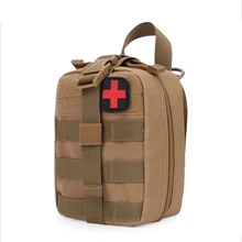 Портативный наружный медицинский чехол для охоты аварийно-спасательный пакет тактическое назначение сумка медицинская аптечка нашивка на сумку