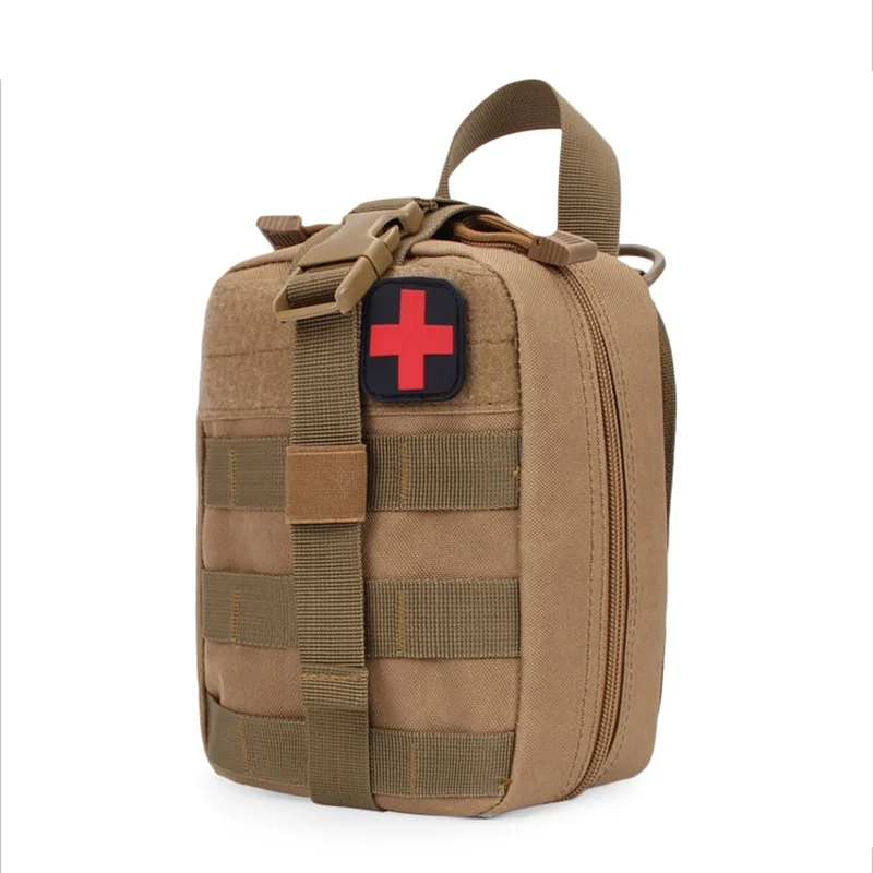 

Portable Outdoor Medical Cover Hunting Emergency Survival Package Utility Tactical Pouch Medical First Aid Kit Patch Bag