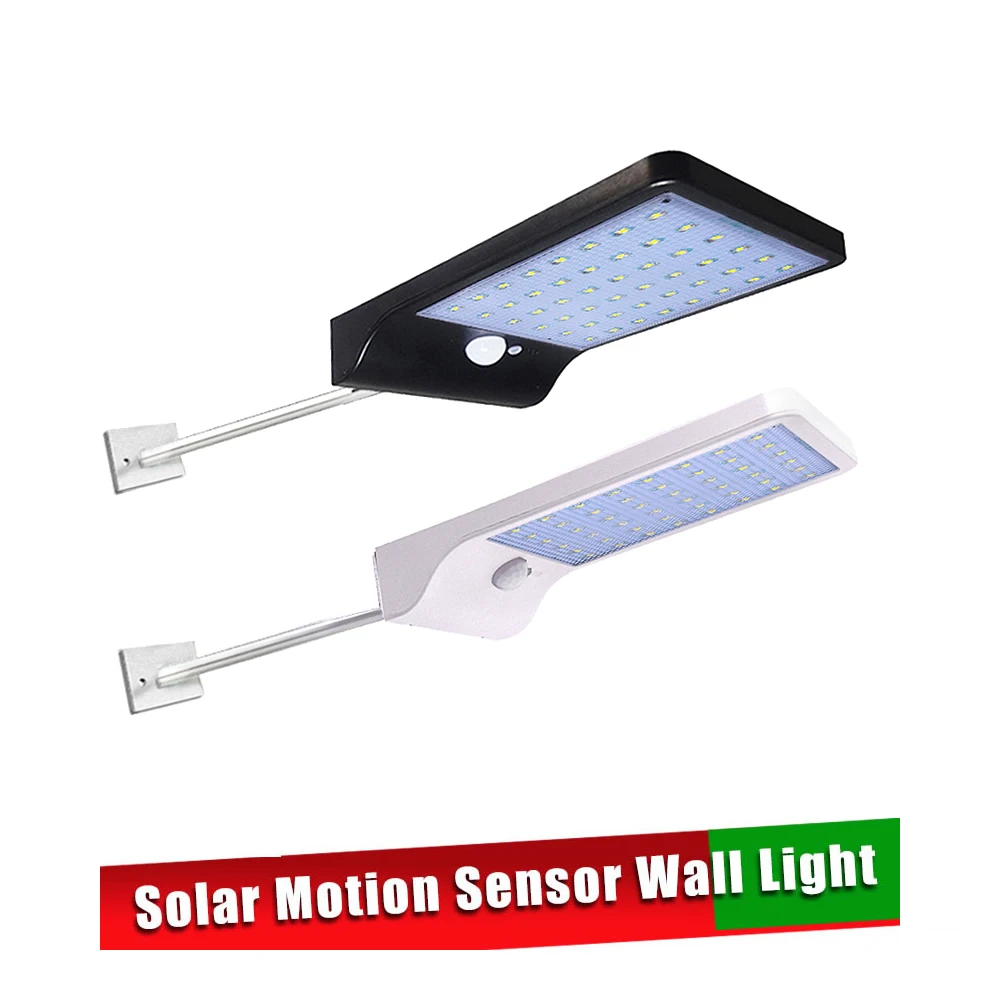 

Metal poles Newest 450LM 48 LED Solar Power Street Light PIR Motion Sensor Lamps Garden Security Lamp Outdoor Street Waterproof