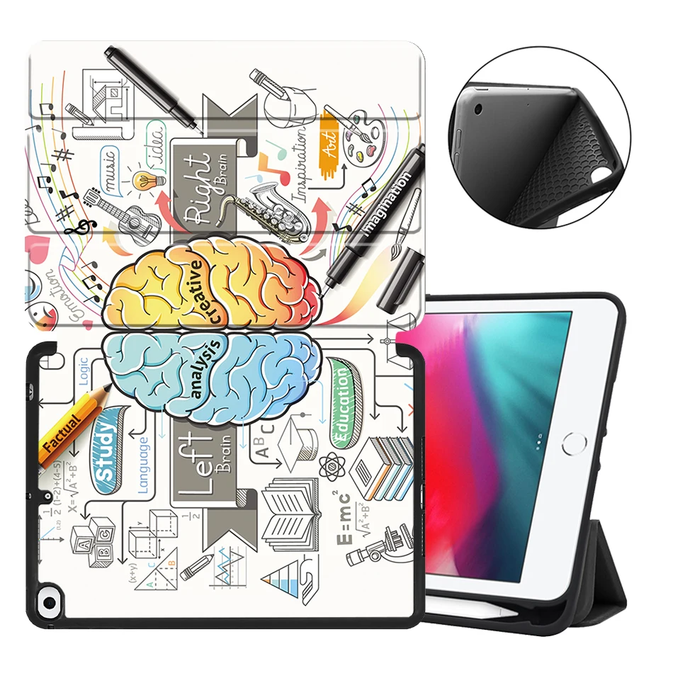 MTT ТПУ мягкий чехол для iPad Mini 5 тонкий PU кожаный флип смарт-чехол для iPad Mini 4 7,9 ''авто сна/Пробуждение чехол для планшета