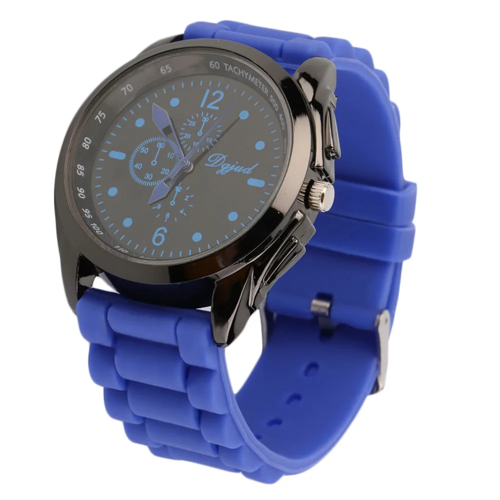 OUTAD Multicolor Unisex Fashion Silicone Watch Strap Watch Quartz Analog New Sports Casual Wrist Watches relogio masculino Gift