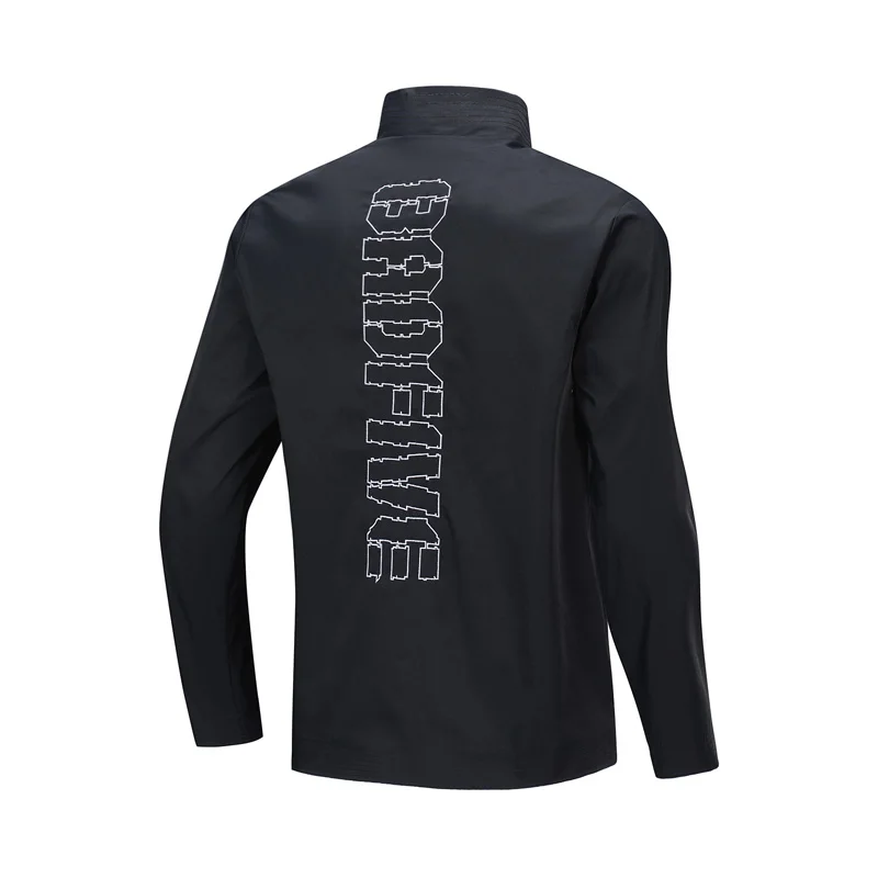 Li-Ning/мужская куртка для баскетбола, свободного кроя, полиэстер, подкладка костюма, спортивные куртки AFDP181 CJAS19