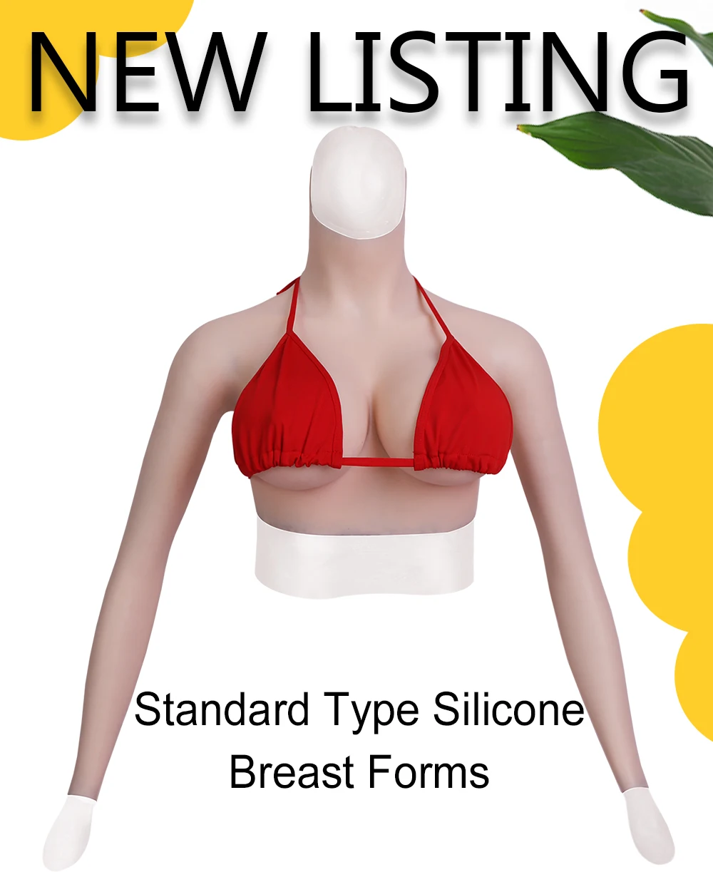 Realistic Shemale Fake Boobs Artifical Silicone Breast Forms Tits Enhancer For Drag Queen Crossdresser Transgender Crossdressing (1)