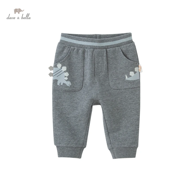 

DBX18396 dave bella autumn baby boys fashion cartoon pockets pants children full length kids boy pants infant toddler trousers