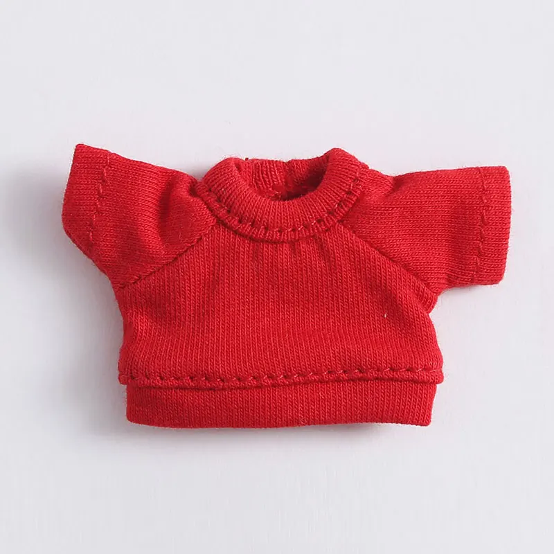 Obitsu11clothes Короткая Толстовка несколько цветов OB11 кукольные аксессуары кукольные рубашки - Цвет: 4