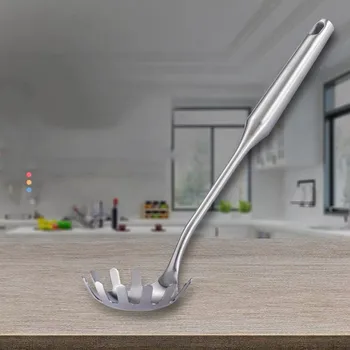 

Stainless Steel Spoons With Long Handle Spaghetti Spoons Pasta Tools For Noodles Kitchen Accessories Gadget