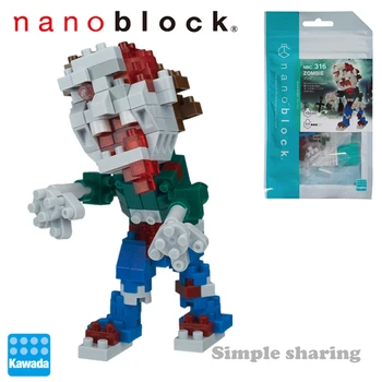 

New Kawada NanoBlock Zombie NBC-316 150pieces Micro-Sized Building Blocks DIY Diamond Mini Set Educational Toys For Kids