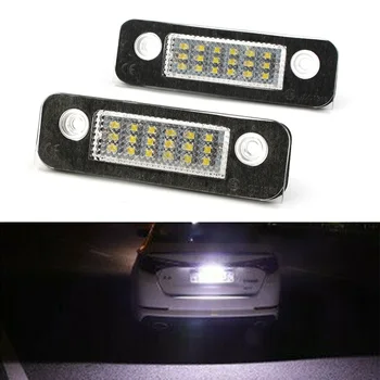 

18-LED Car Number License Plate Light Lamp Bulb For Ford 2001-up Fiesta Fusion & 1996-2000 Modeo MK2 2Pcs
